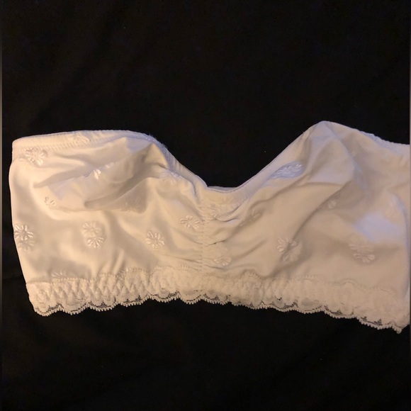 Warner's Other - 🌸 Warner’s Vintage Strapless Flower Lace Bra Size 34C